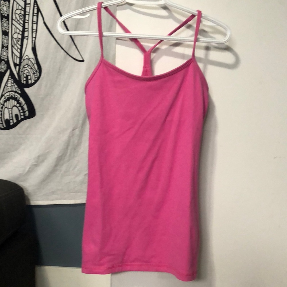 Pink lulu tank